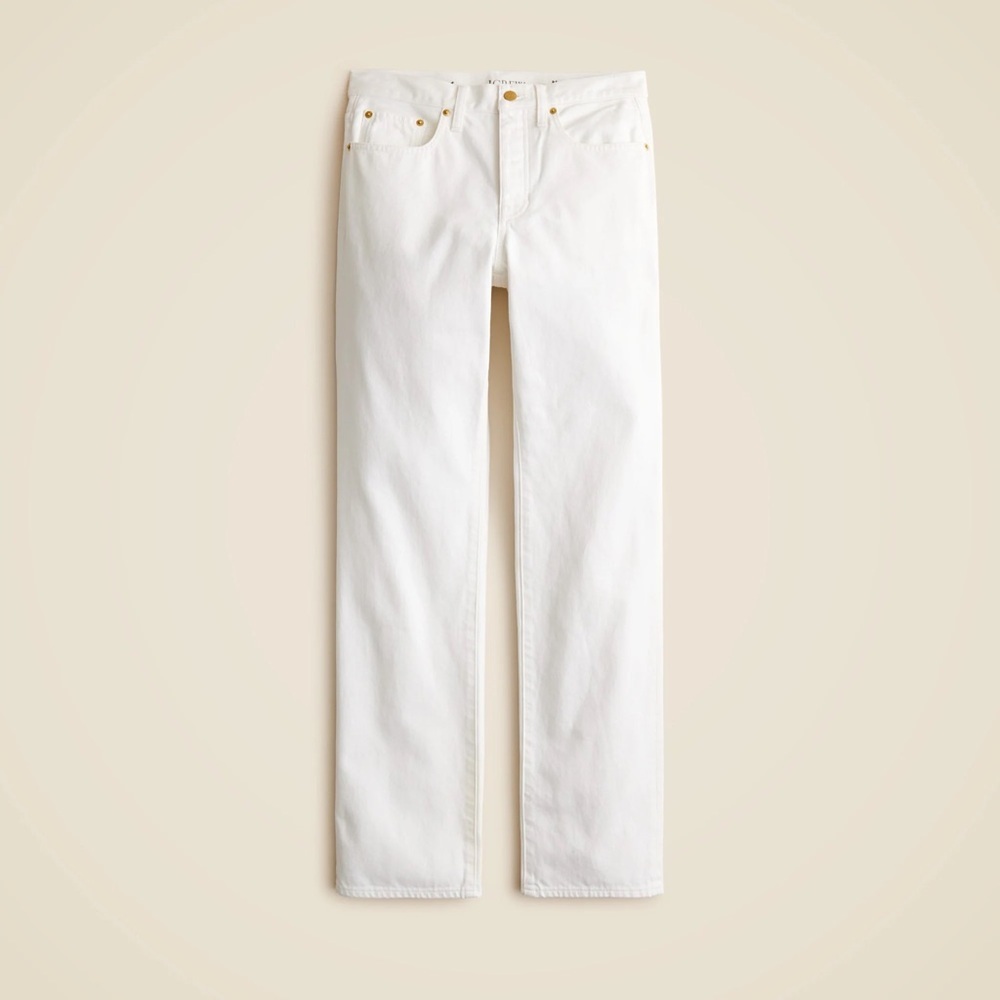NWT J. Crew Women's ‘84 Slouchy Jean Size 30 White - Picture 5 of 5